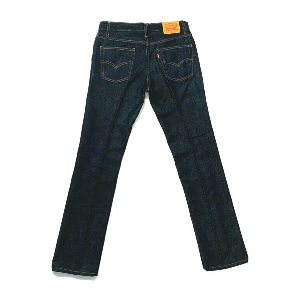 Levi’s 511 Slim Fit Jeans Womens 18 Reg‎ (30x31.5) Mid Rise Dark Wash Denim NWOT